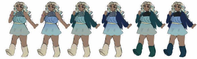Lilia's color comparison Lilia's color comparison