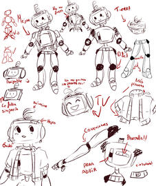 Luca's character concept Luca's character concept
