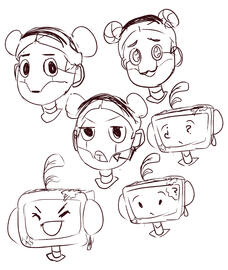 Mali's expression sheet Mali's expression sheet